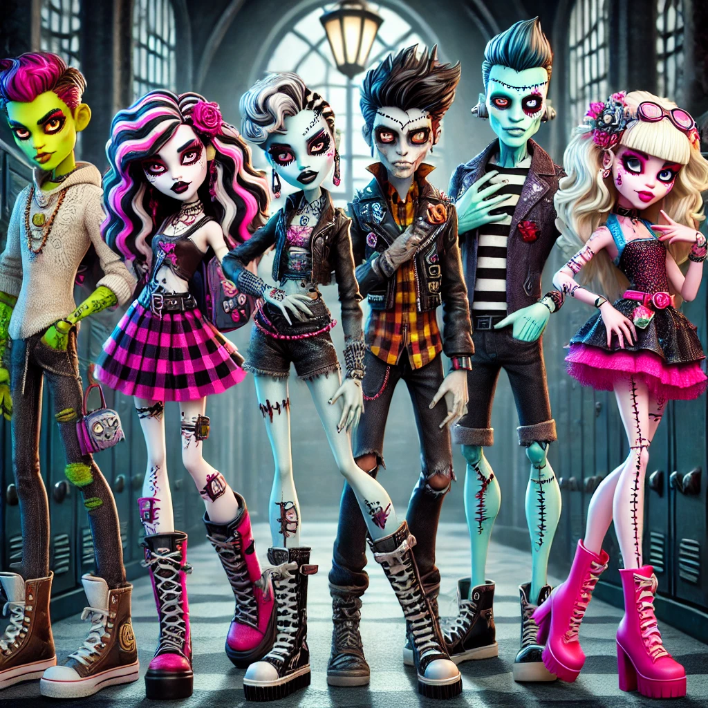 monster-high Quais os nomes dos Personagens de Monster High?